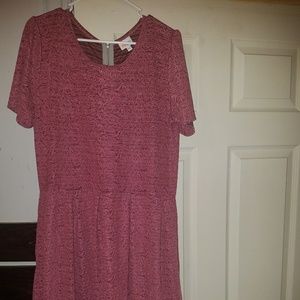 Amelia 3x, pink and stripes. Worn once